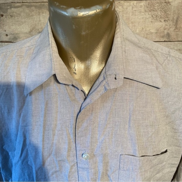 Christian Dior men’s grey coloured button up shirt in size 16.5/34/35 - Picture 5 of 7